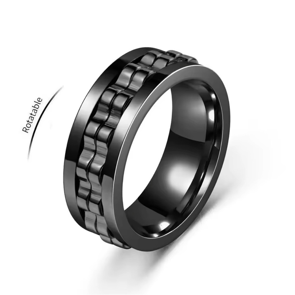 Black Rotatable Ring